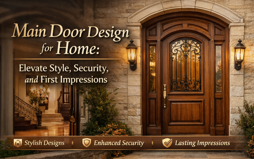 Main Door Design for Home: Elevate Style, Security, and First Impressions